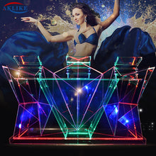 Load image into Gallery viewer, AKLIKE factory sells nightclub beauty disc table DJ booth colorful illuminated desktop creative bar table multi-function table
