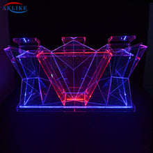 Load image into Gallery viewer, AKLIKE factory sells nightclub beauty disc table DJ booth colorful illuminated desktop creative bar table multi-function table
