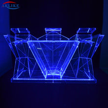 Load image into Gallery viewer, AKLIKE factory sells nightclub beauty disc table DJ booth colorful illuminated desktop creative bar table multi-function table
