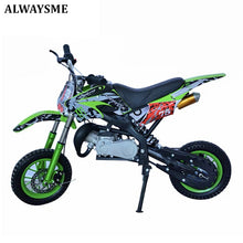 Cargar imagen en el visor de la galería, ALWAYSME 49CC/50CC 2-Stroke Gasoline Power Kids Dirt Pit Bike, Kids Motorcycle
