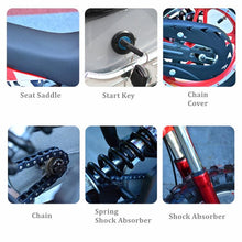 Cargar imagen en el visor de la galería, ALWAYSME 49CC/50CC 2-Stroke Gasoline Power Kids Dirt Pit Bike, Kids Motorcycle
