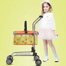 Load image into Gallery viewer, ALWAYSME Foldable Kids Shopping Cart With Bag
