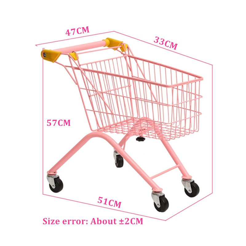 ALWAYSME Foldable Kids Shopping Cart