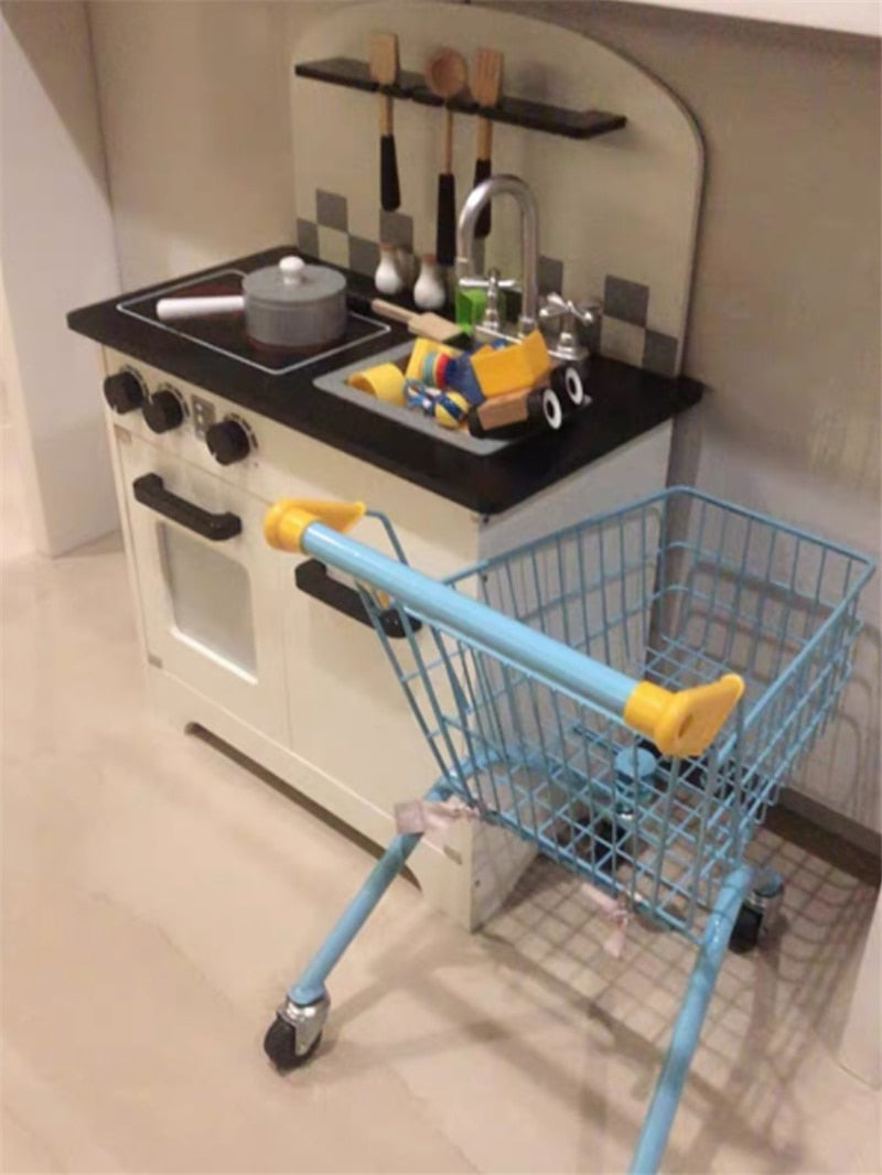 ALWAYSME Foldable Kids Shopping Cart