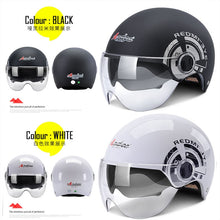 将图片加载到图库查看器，ANDES Electric Motorcycle Helmet Dual &amp; Single Lens Visors Moto Helmet Bicycle Men Women Summer Scooter Moto Casco

