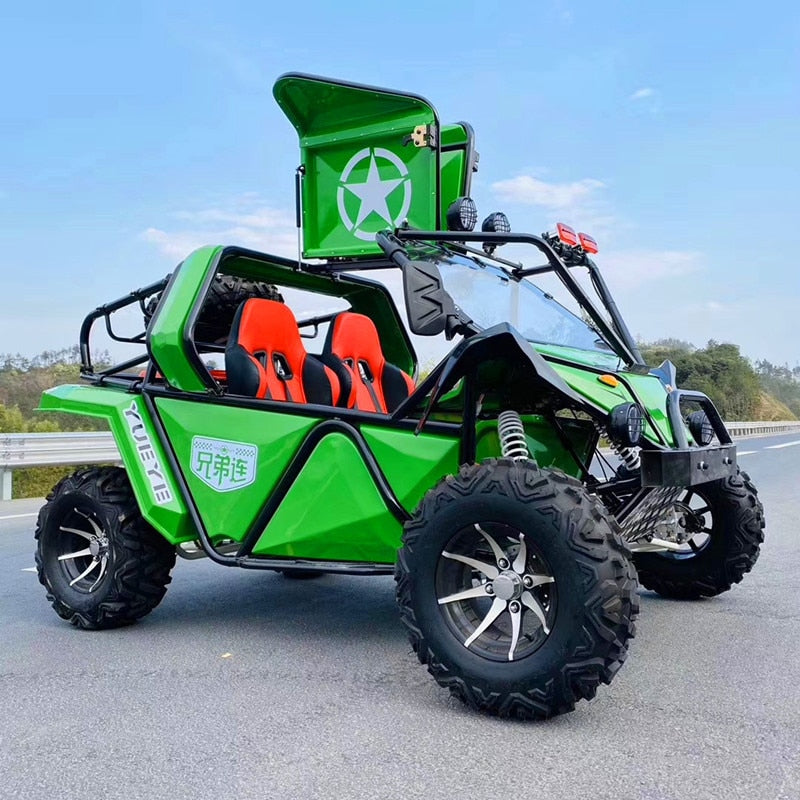 ATV four-wheel large cross-country Go Kart STEEL TUBE car beach motorcycle UTV adult mountain all terrain