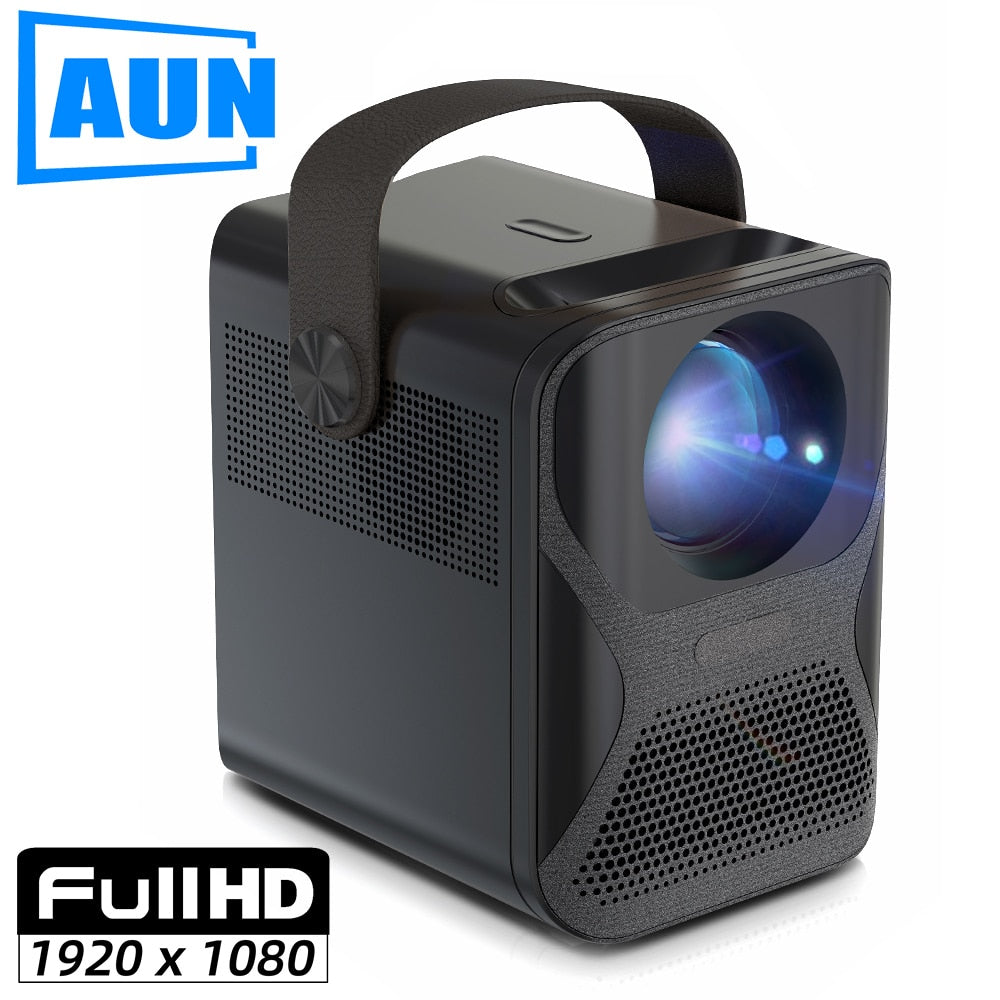 AUN ET30 Full HD Projector 1920x1080P Android WIFI MINI Projector for Home Theater Phone LED Video Beamer 4k Decoding 7800mAH