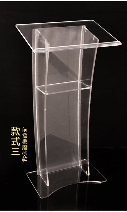 Acrylic Podiums Pulpits Lectern/ Podium / Rostrum Acrylic Church Lectern Clear Acrylic Church Pulpit Wooden Podium Modern Pulpit