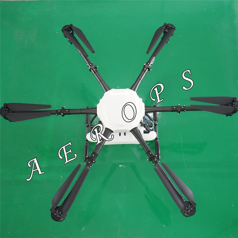 Aerops 16L Tank 16kg Payload 6 Axis Agricultural UAV Drone Multirotor Parts for Water Pesticide Irrigation Spraying unassembled