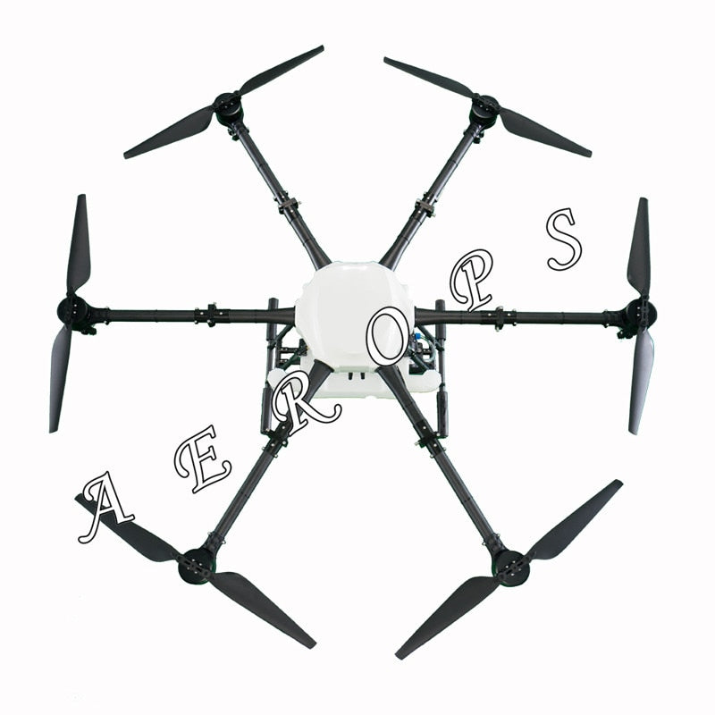 Aerops 16L Tank 16kg Payload 6 Axis Agricultural UAV Drone Multirotor Parts for Water Pesticide Irrigation Spraying unassembled