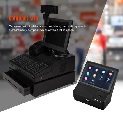 Aibecy 10.1 Inch Touchscreen Register POS Cash with Point of Sale System Support WiFi BT Connection Multilingual System
