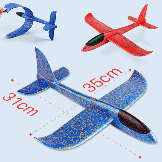 Airplane Glider Foam Toys Inertial Roundabout  Flying Epp Jet Aircraft model Toy Outdoor Sports Fun Planes For kids boy Children