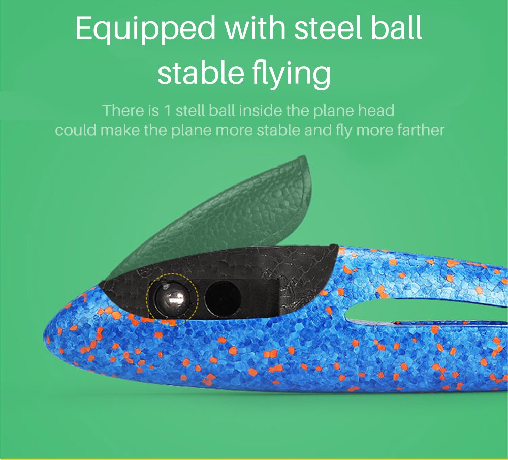 Airplane Glider Foam Toys Inertial Roundabout  Flying Epp Jet Aircraft model Toy Outdoor Sports Fun Planes For kids boy Children