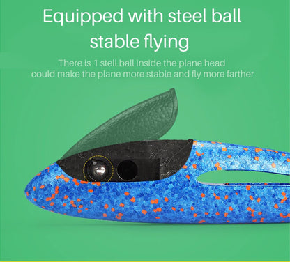 Airplane Glider Foam Toys Inertial Roundabout  Flying Epp Jet Aircraft model Toy Outdoor Sports Fun Planes For kids boy Children