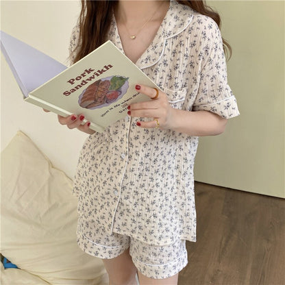 Alien Kitty 2021 Florals Stylish Outwear Hot Sleepwear Brief Summer Printing New Chic All Match Homewear Two Piece Pajamas Sets