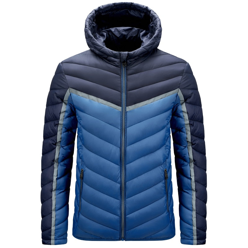 Aliksada Brand Autumn and Winter Warm Waterproof Jacket Men 2021 New Thick Hooded Parkas Men Fashion Casual Slim Jacket Coat Men