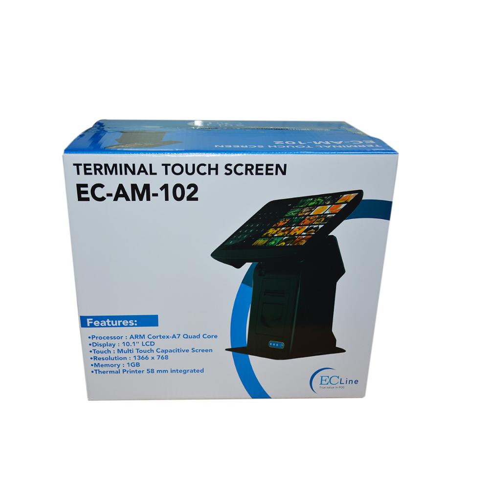 All In One Android 5.1.1 POS System 10.1 inch POS Retail With 58mm Thermal Printer AM-102