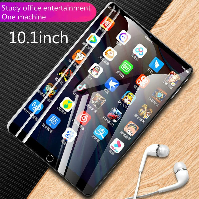 Android 9.0 Tablet 10.1-inch Ultra-fast 6GB/RAM128GB/ROM Tablet-5000mAh Battery-WiFi Support-Bluetooth Keyboard Tablet Case