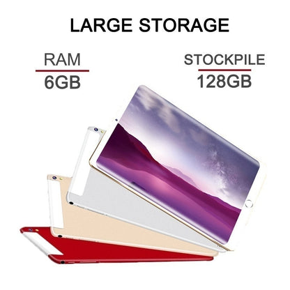 Android 9.0 Tablet 10.1-inch Ultra-fast 6GB/RAM128GB/ROM Tablet-5000mAh Battery-WiFi Support-Bluetooth Keyboard Tablet Case