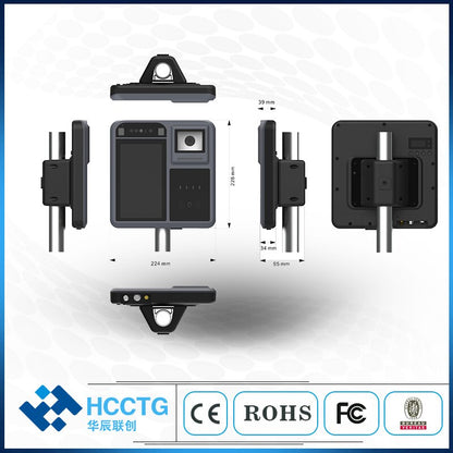 Android Bus Ticket POS Machine Scan 2D Code Bus POS Terminal Self-help Business Smart Card Reader P18-Q Event Host