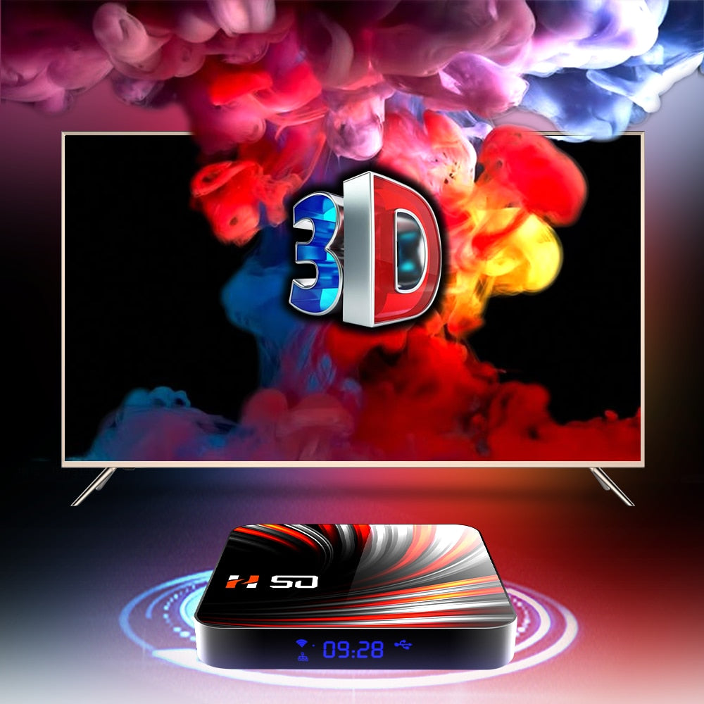 Android TV Box Android 10 4GB 32GB 64GB 4K H.265 Media Player 3D Video 2.4G 5GHz Wifi Bluetooth Smart TV Box Set top box