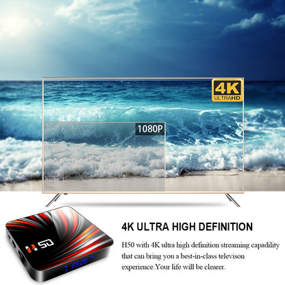 Android TV Box Android 10 4GB 32GB 64GB 4K H.265 Media Player 3D Video 2.4G 5GHz Wifi Bluetooth Smart TV Box Set top box