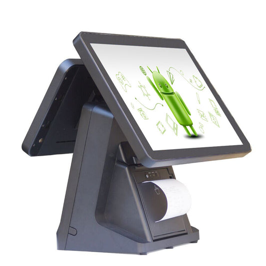 Android Dual Screen POS Terminal/POS System Cash Register POS All-in One Printer Retail Store/Restaurant