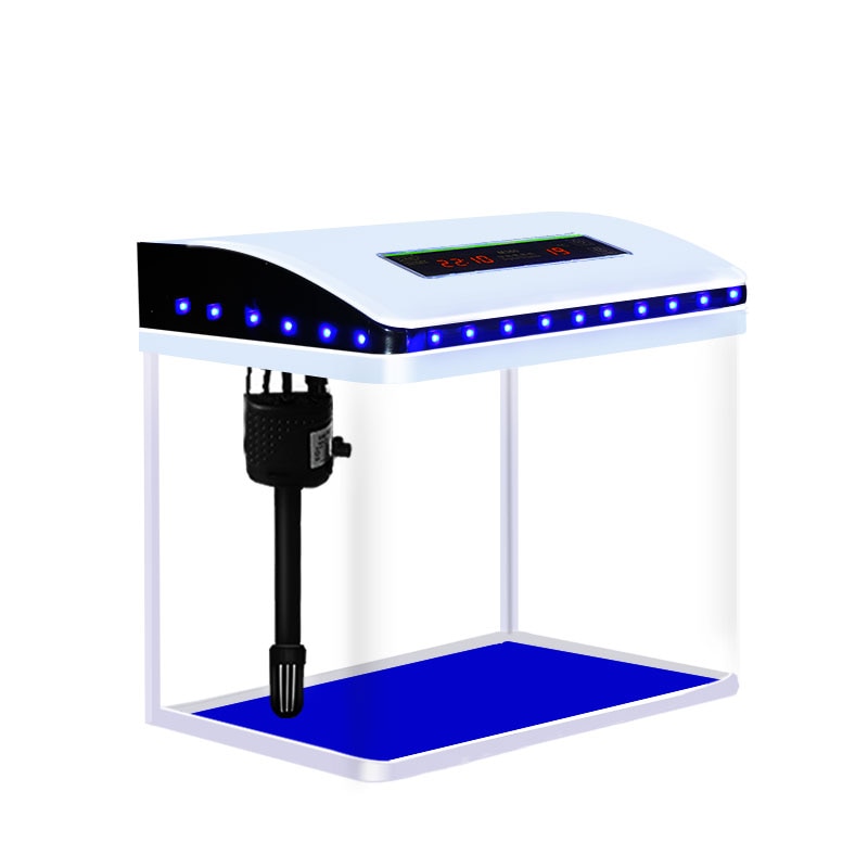 Aquarium Aquarium Lazy Free Water Recycling Cycle Ecological Fish Tank Small Desktop Living Room Aerator Small Goldfish Tank