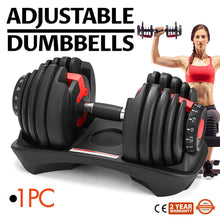 Load image into Gallery viewer, Arm Muscles Adjustable Dumbbell Free Shipping 90Lbs Gym Equipment  Cheap 1090 Adjustable Dumbells 1Pair 40KG  Dumbbell Set
