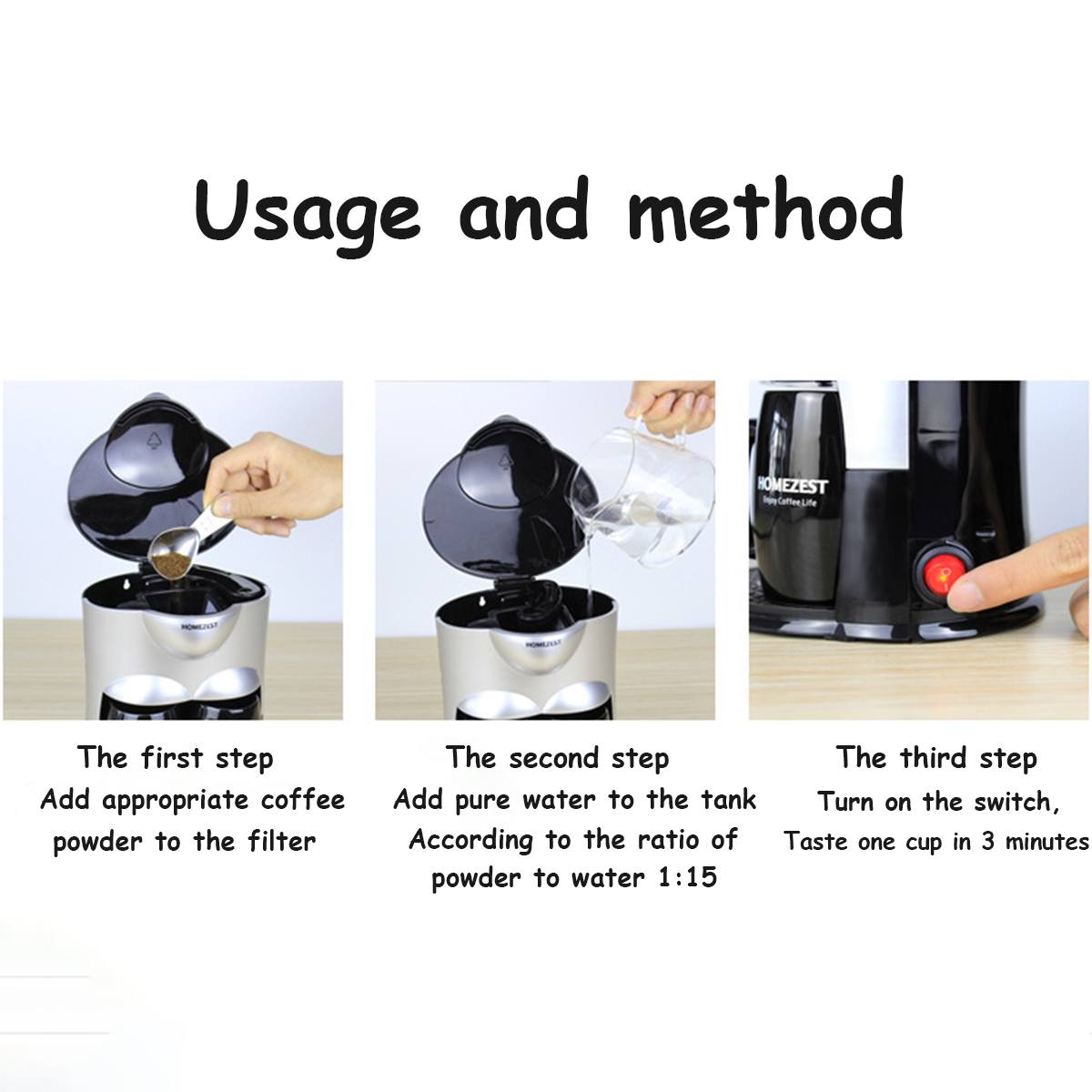 Artence Espresso Electric Coffee Machine Foam Coffee Maker Coffee Machine Americano Maker with Bean Grinder and Milk Frother