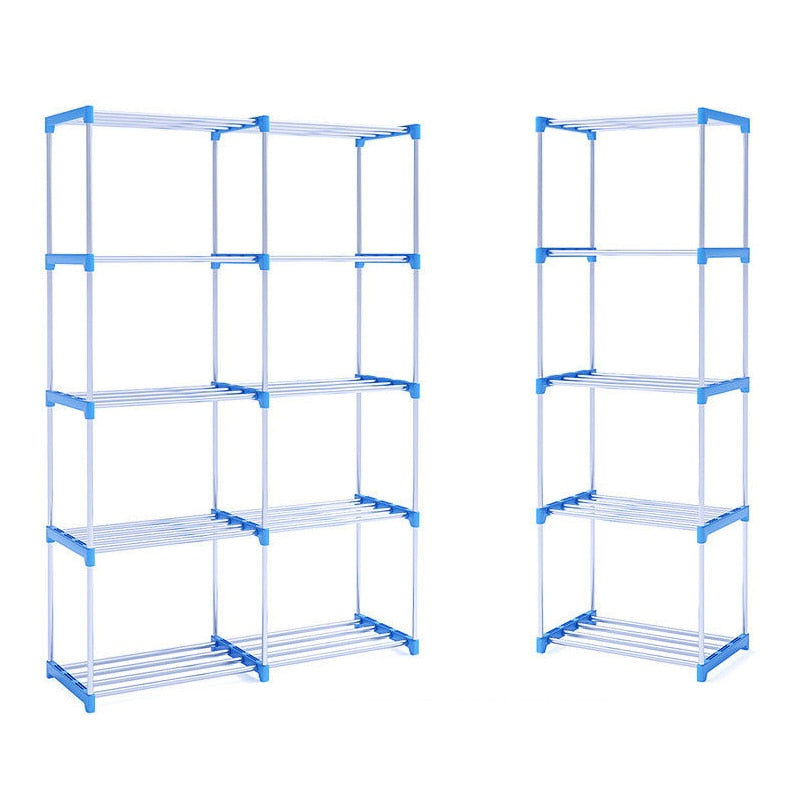 Assemble Bookshelf Non-woven Fabric Storage Rack Table Book Shelf Stand Holder Bookcases Furniture Organizer Shelf for Home