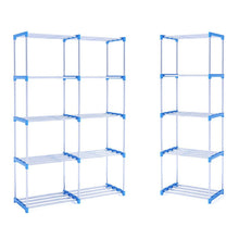 Cargar imagen en el visor de la galería, Assemble Bookshelf Non-woven Fabric Storage Rack Table Book Shelf Stand Holder Bookcases Furniture Organizer Shelf for Home
