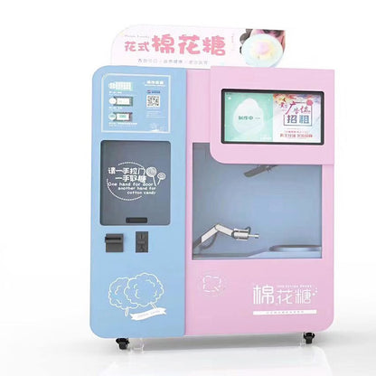 Automated Shopping Mall Amusement Park Uses Cotton Candy Vending Machine Free CFR by Sea