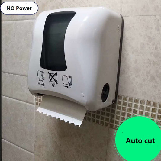 Automatic Cut Paper Towel Dispenser Tissue Holder Paper Box for Hand Paper No Power