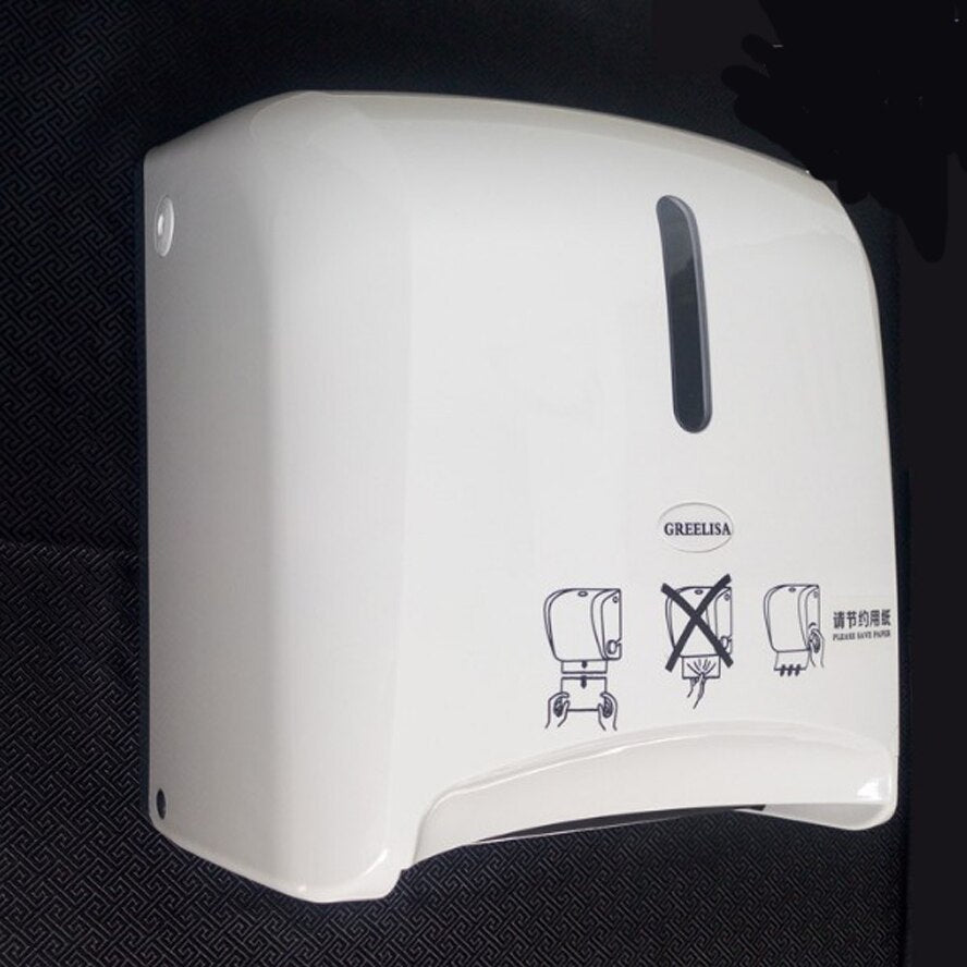 Automatic Cut Paper Towel Dispenser Tissue Holder Paper Box for Hand Paper No Power