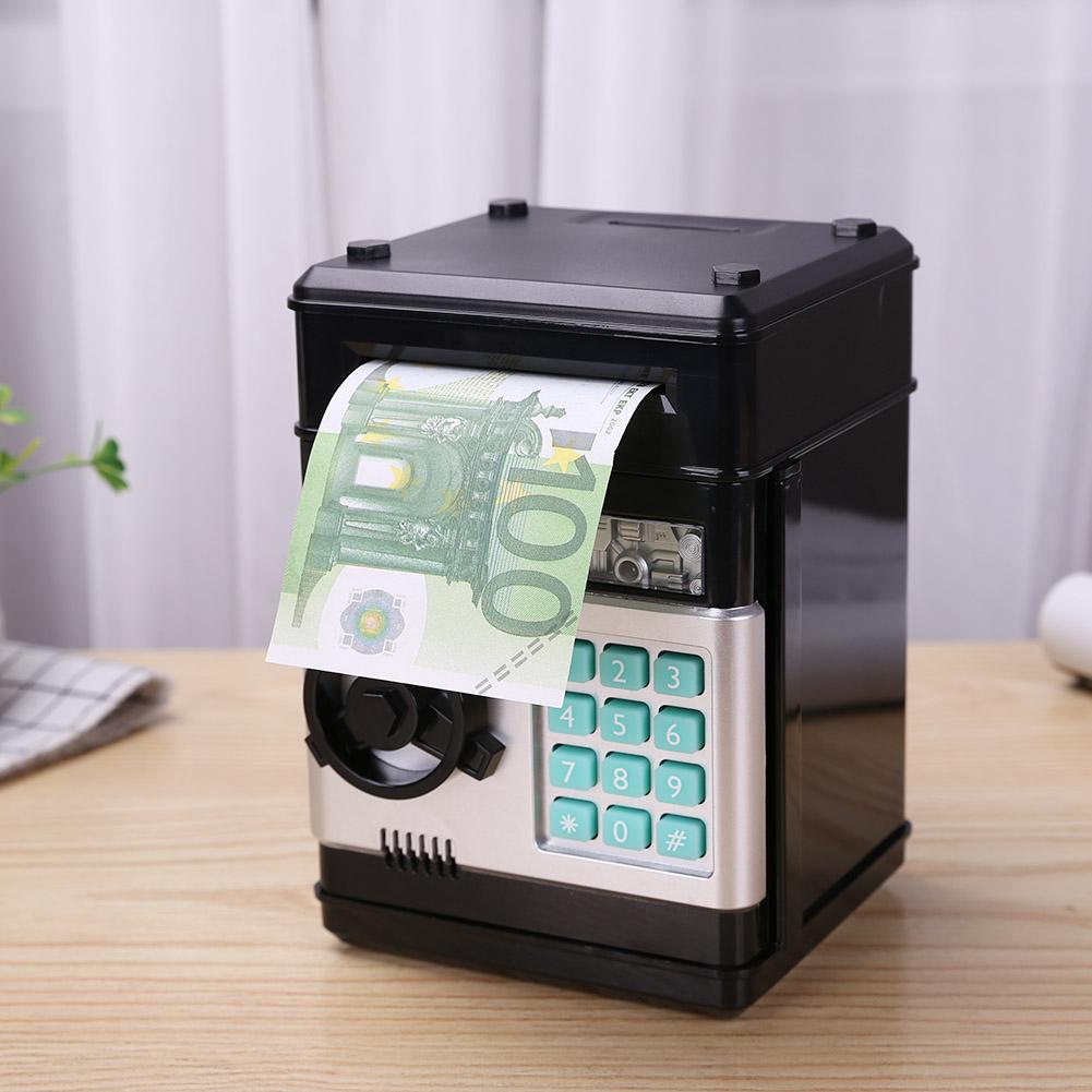 Automatic Electronic Cash Box Automated Teller Machine With Password Educational Management Tool For Children's Educational Toys