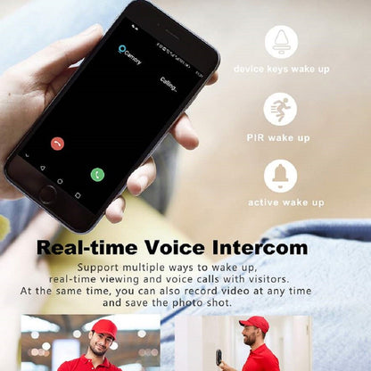 Awapow Smart Tuya Video Doorbell WIFI Connected With Video Surveillance Camera HD Night Vision Picture Doorbell Security System