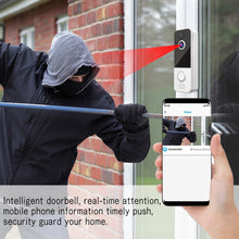 Cargar imagen en el visor de la galería, Awapow Smart Video Doorbell T8 Wireless Security USB Charging WiFi Video Doorbell Infrared High Definition Night Vision Doorbell
