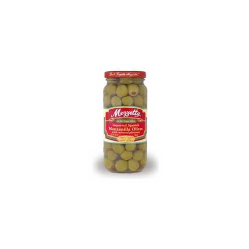 Mezzetta Spanish Manzanilla Olives With Pimento (6x10Oz)