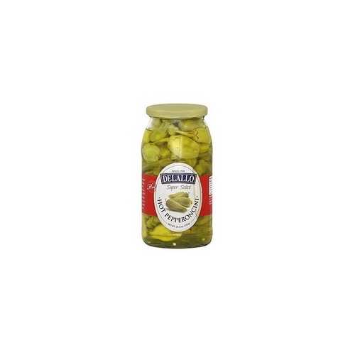 De Lallo Hot Pepperoncini (6x25.5Oz)