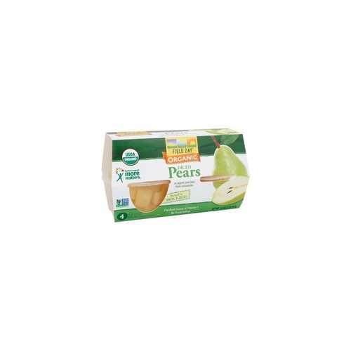 Field Day Organic Diced Pear Cups (6x4PK )