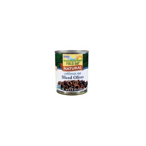Field Day California Ripe Sliced Black Olives (12x3.8Oz)