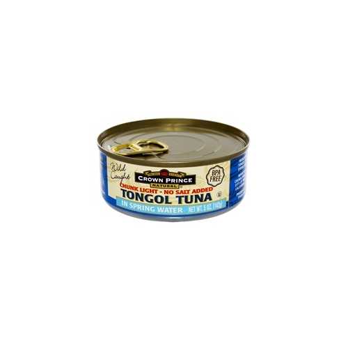 Crown Prince Natural Chunk Light Tongol Tuna In Spring Water (12x5Oz)