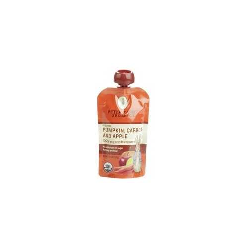 Peter Rabbit Organics Pumpkin Carrot & Apple Fruit Puree (10x4.4 Oz)