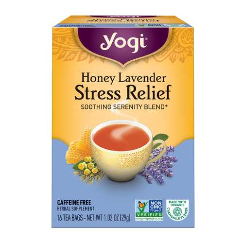 Yogi Teas Honey Lavender Stress Relief Tea (6x16 Bag)