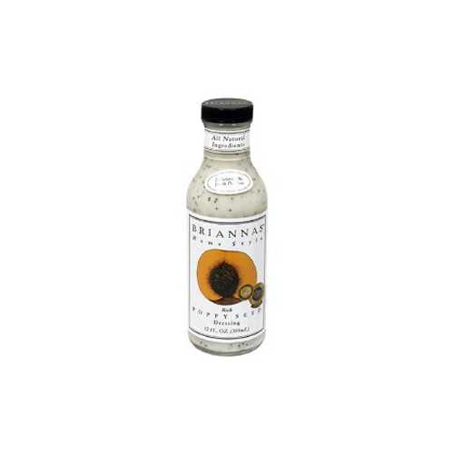 Brianna's Home Style Salad Dressing Rich Poppy Seed (6x12Oz)