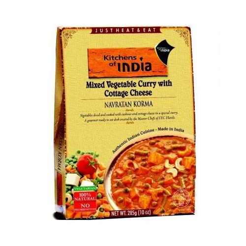 Kitchens Of India Curry Mixed Vegetable With Cottage Cheese (6x10Oz)