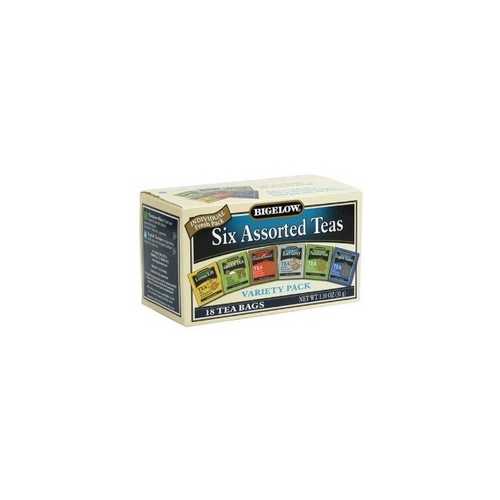 Bigelow 6 Assorted Teas (6x18 Bags)