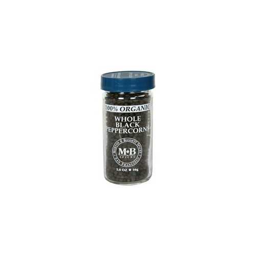 Morton & Bassett Organic Whole Black Pepper (3x2Oz)