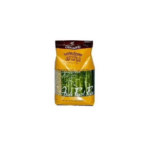 Lotus Foods Organic Jade Pearl Rice (6x15Oz)
